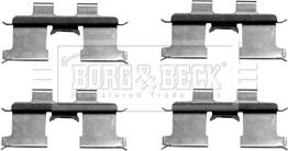 Borg & Beck BBK1285 - Комплектующие для колодок дискового тормоза autosila-amz.com