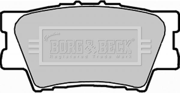 Borg & Beck BBP1990 - Тормозные колодки, дисковые, комплект autosila-amz.com