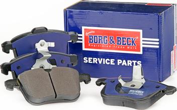 Borg & Beck BBP1942 - Тормозные колодки, дисковые, комплект autosila-amz.com