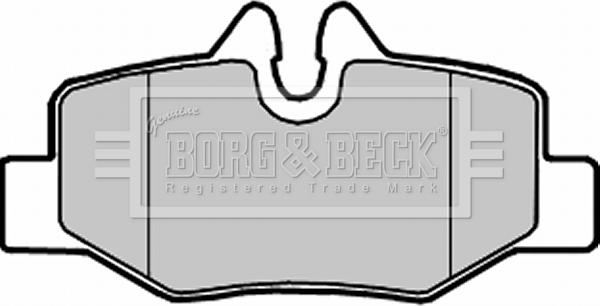 Borg & Beck BBP1958 - Тормозные колодки, дисковые, комплект autosila-amz.com