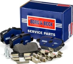 Borg & Beck BBP1960 - Тормозные колодки, дисковые, комплект autosila-amz.com