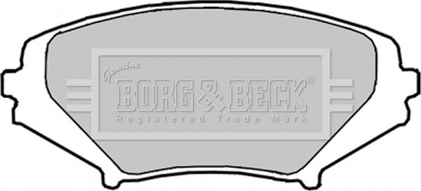 Borg & Beck BBP1915 - Тормозные колодки, дисковые, комплект autosila-amz.com