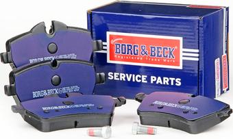 Borg & Beck BBP1988 - Тормозные колодки, дисковые, комплект autosila-amz.com