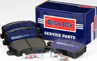 Borg & Beck BBP1982 - Тормозные колодки, дисковые, комплект autosila-amz.com