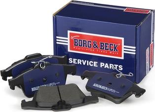 Borg & Beck BBP1931 - Тормозные колодки, дисковые, комплект autosila-amz.com