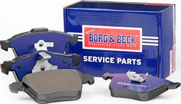 Borg & Beck BBP1928 - Тормозные колодки, дисковые, комплект autosila-amz.com