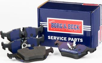 Borg & Beck BBP1493 - Тормозные колодки, дисковые, комплект autosila-amz.com