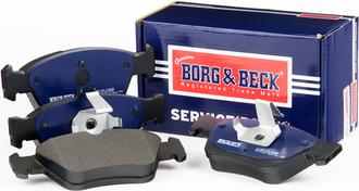 Borg & Beck BBP1454 - Тормозные колодки, дисковые, комплект autosila-amz.com