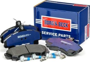 Borg & Beck BBP1458 - Тормозные колодки, дисковые, комплект autosila-amz.com