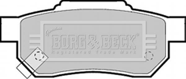 Borg & Beck BBP1453 - Тормозные колодки, дисковые, комплект autosila-amz.com