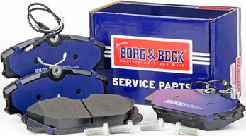 Borg & Beck BBP1466 - Тормозные колодки, дисковые, комплект autosila-amz.com