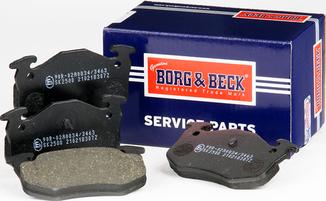 Borg & Beck BBP1401 - Тормозные колодки, дисковые, комплект autosila-amz.com