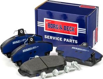 Borg & Beck BBP1417 - Тормозные колодки, дисковые, комплект autosila-amz.com