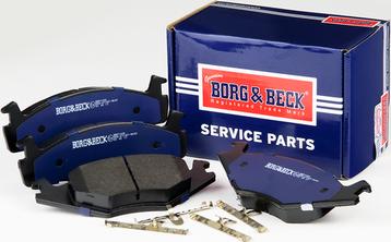 Borg & Beck BBP1420 - Тормозные колодки, дисковые, комплект autosila-amz.com