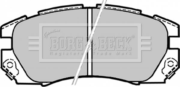 Borg & Beck BBP1479 - Тормозные колодки, дисковые, комплект autosila-amz.com