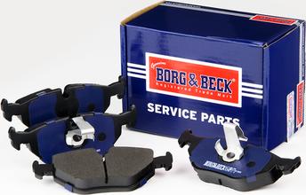 Borg & Beck BBP1591 - Тормозные колодки, дисковые, комплект autosila-amz.com