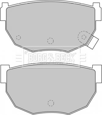 Borg & Beck BBP1549 - Тормозные колодки, дисковые, комплект autosila-amz.com