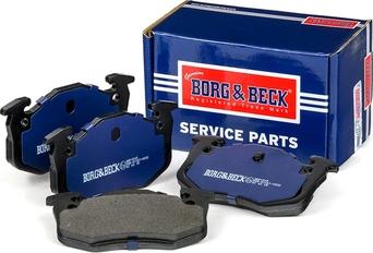 Borg & Beck BBP1545 - Тормозные колодки, дисковые, комплект autosila-amz.com
