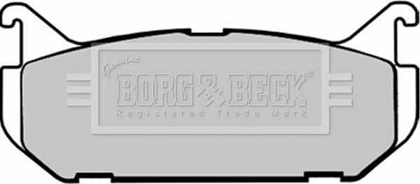 Borg & Beck BBP1546 - Тормозные колодки, дисковые, комплект autosila-amz.com