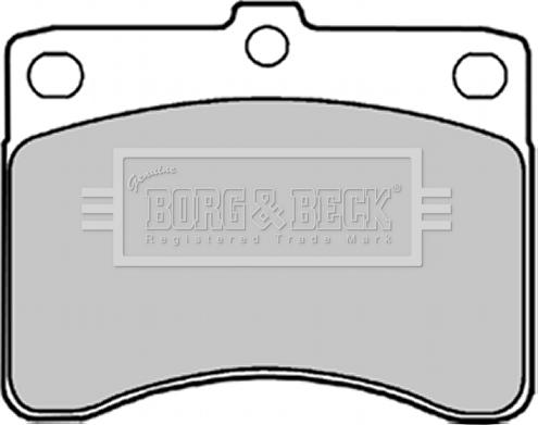Borg & Beck BBP1547 - Тормозные колодки, дисковые, комплект autosila-amz.com