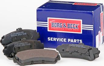 Borg & Beck BBP1552 - Тормозные колодки, дисковые, комплект autosila-amz.com