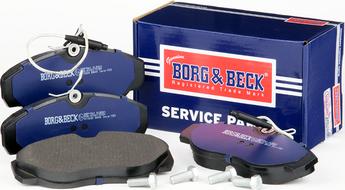 Borg & Beck BBP1561 - Тормозные колодки, дисковые, комплект autosila-amz.com