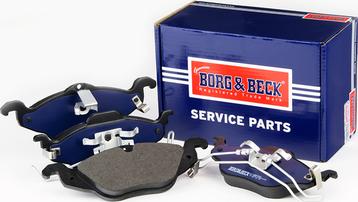 Borg & Beck BBP1563 - Тормозные колодки, дисковые, комплект autosila-amz.com