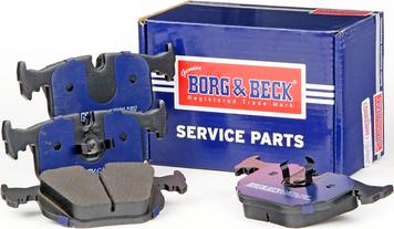 Borg & Beck BBP1562 - Тормозные колодки, дисковые, комплект autosila-amz.com