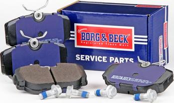 Borg & Beck BBP1507 - Тормозные колодки, дисковые, комплект autosila-amz.com