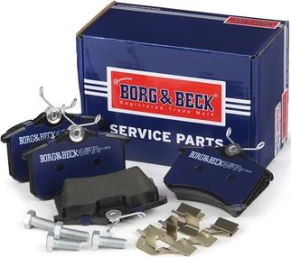 Borg & Beck BBP1512 - Тормозные колодки, дисковые, комплект autosila-amz.com