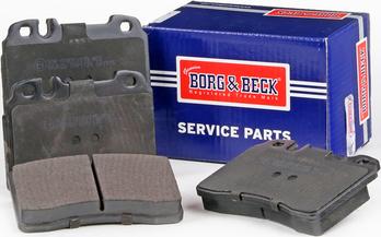 Borg & Beck BBP1587 - Тормозные колодки, дисковые, комплект autosila-amz.com