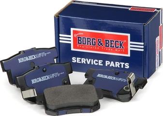 Borg & Beck BBP1535 - Тормозные колодки, дисковые, комплект autosila-amz.com