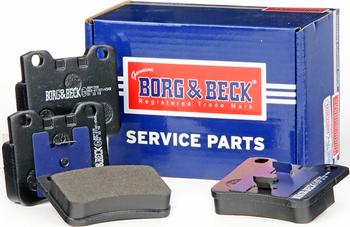 Borg & Beck BBP1530 - Тормозные колодки, дисковые, комплект autosila-amz.com
