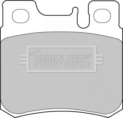 Borg & Beck BBP1533 - Тормозные колодки, дисковые, комплект autosila-amz.com