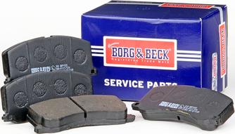Borg & Beck BBP1522 - Тормозные колодки, дисковые, комплект autosila-amz.com