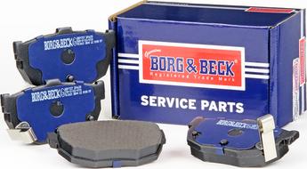 Borg & Beck BBP1527 - Тормозные колодки, дисковые, комплект autosila-amz.com