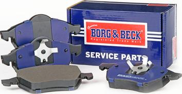 Borg & Beck BBP1575 - Тормозные колодки, дисковые, комплект autosila-amz.com