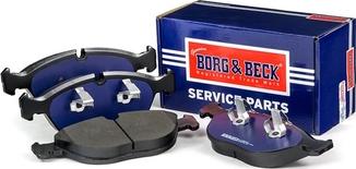 Borg & Beck BBP1578 - Тормозные колодки, дисковые, комплект autosila-amz.com