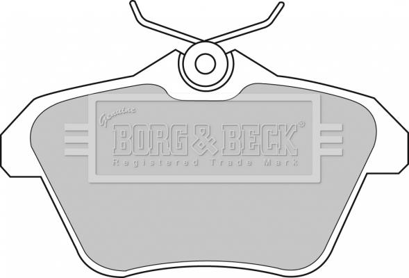 Borg & Beck BBP1699 - Тормозные колодки, дисковые, комплект autosila-amz.com