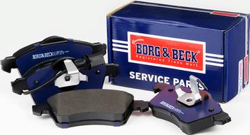 Borg & Beck BBP1692 - Тормозные колодки, дисковые, комплект autosila-amz.com
