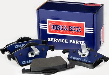 Borg & Beck BBP1697 - Тормозные колодки, дисковые, комплект autosila-amz.com