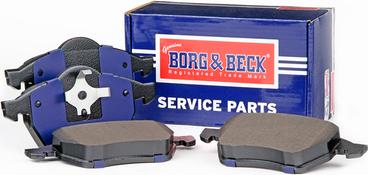 Borg & Beck BBP1645 - Тормозные колодки, дисковые, комплект autosila-amz.com