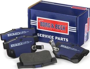 Borg & Beck BBP1656 - Тормозные колодки, дисковые, комплект autosila-amz.com