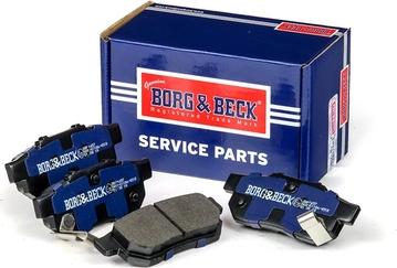 Borg & Beck BBP1657 - Тормозные колодки, дисковые, комплект autosila-amz.com