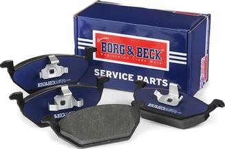 Borg & Beck BBP1619 - Тормозные колодки, дисковые, комплект autosila-amz.com