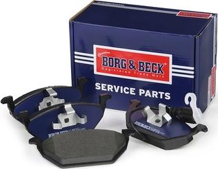 Borg & Beck BBP1617 - Тормозные колодки, дисковые, комплект autosila-amz.com