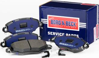 Borg & Beck BBP1623 - Тормозные колодки, дисковые, комплект autosila-amz.com