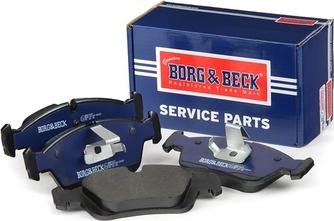 Borg & Beck BBP1627 - Тормозные колодки, дисковые, комплект autosila-amz.com