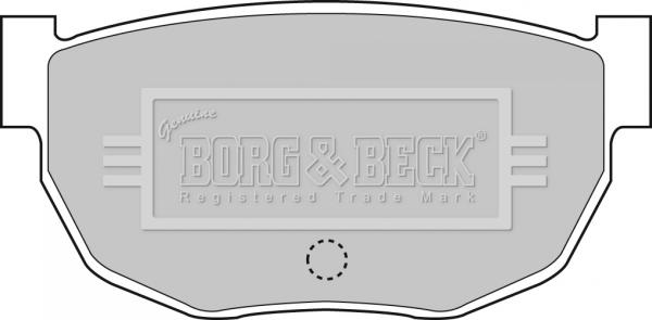 Borg & Beck BBP1046 - Тормозные колодки, дисковые, комплект autosila-amz.com