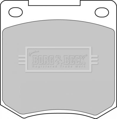 Borg & Beck BBP1054 - Тормозные колодки, дисковые, комплект autosila-amz.com